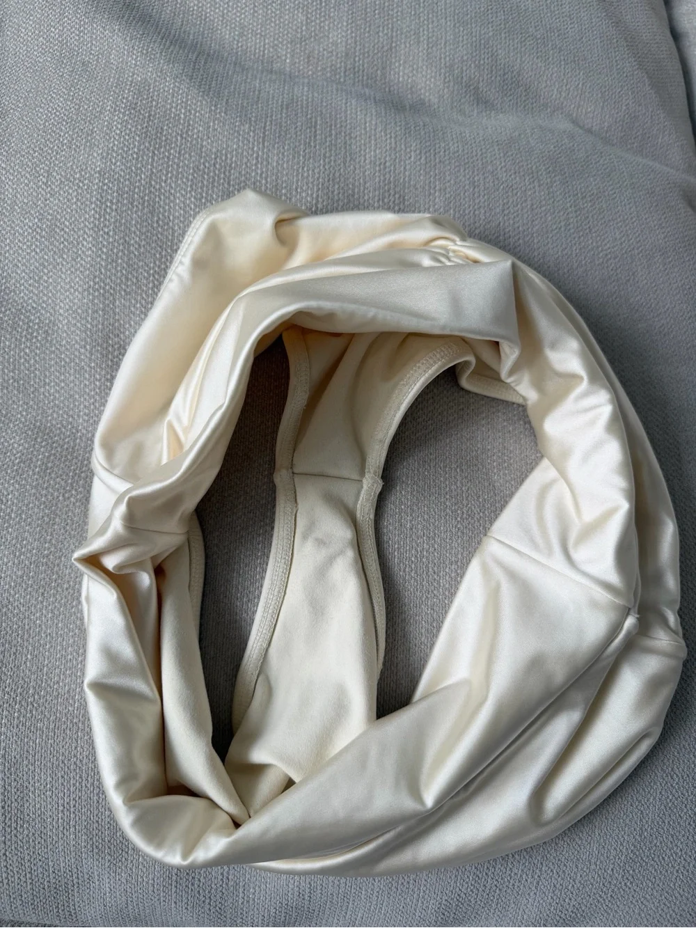 Montce Cream Silkie High Rise Bottoms